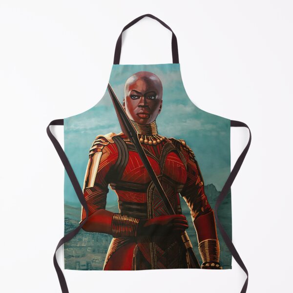 Item preview, Danai Gurira as Okoye Painting designed and sold by PaulMeijering.