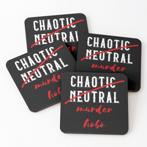 Item preview, Chaotic Neutral but actually a Murder Hobo designed and sold by DigitalCleo.