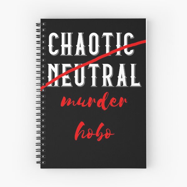 Item preview, Chaotic Neutral but actually a Murder Hobo designed and sold by DigitalCleo.