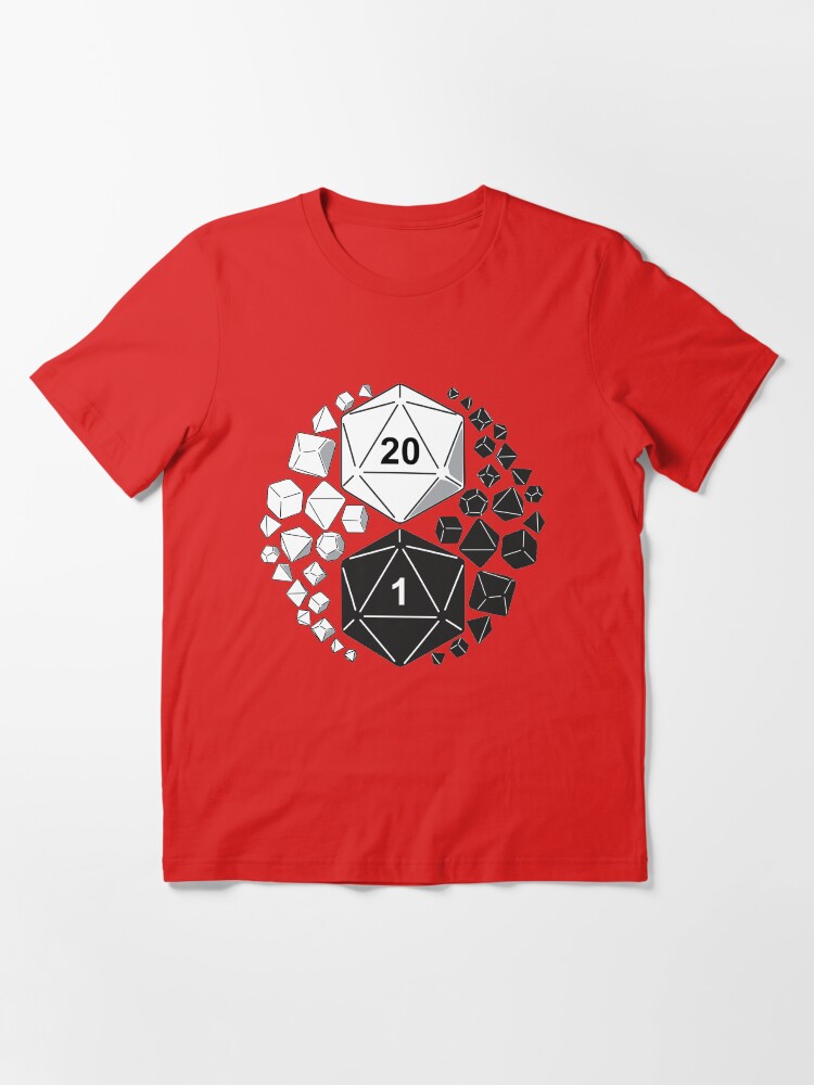 Thumbnail 2 of 7, Essential T-Shirt, Gaming Yin Yang designed and sold by Bill Cournoyer.