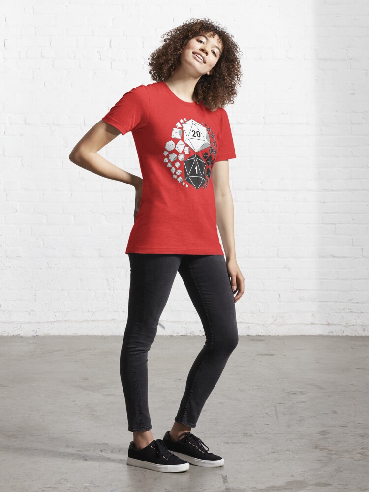 Thumbnail 4 of 7, Essential T-Shirt, Gaming Yin Yang designed and sold by Bill Cournoyer.