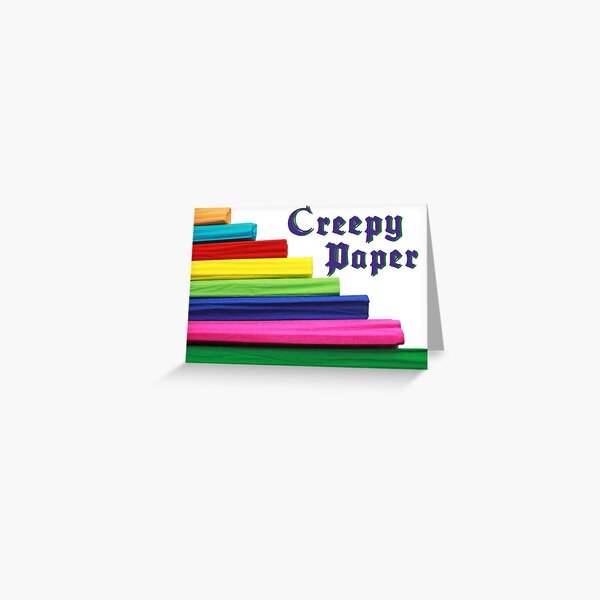Vista previa del artículo con la obra «Papel espeluznante», diseñado y vendido por littlegreenmoo.