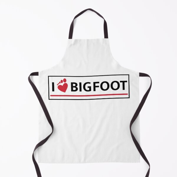 Item preview, I Love Bigfoot Bumper Sticker designed and sold by ribcageraccoon.