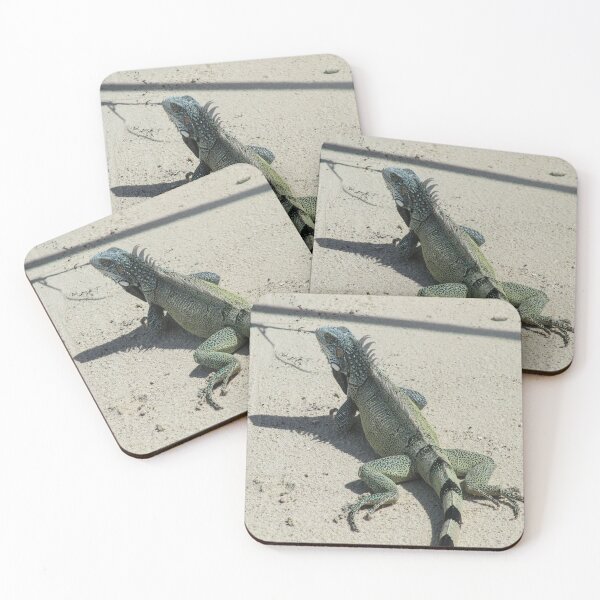 Item preview, Green iguana in the beach designed and sold by am-mantilla2156.