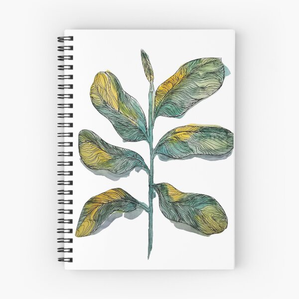 Item preview, Green Leafy Watercolour Plant designed and sold by lokilovesart.