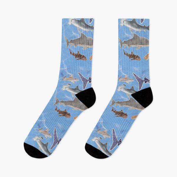 Item preview, Sharks! Medley - Cartoon designed and sold by bellamousse design co.