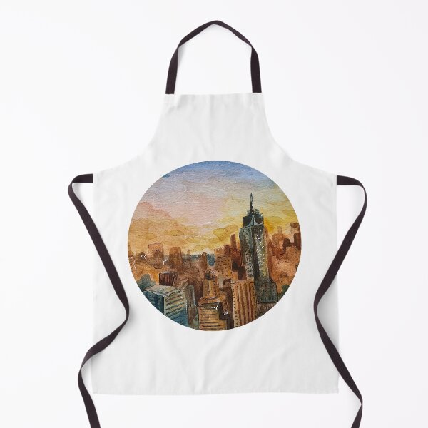 Item preview, watercolor new york city skyline designed and sold by shanz-arts.