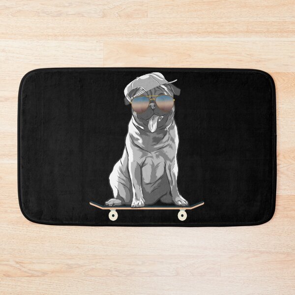 Item preview, French bulldog on skateboard pug designed and sold by Dsigns.