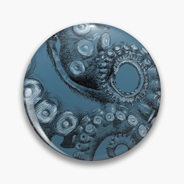 Item preview, Octopus Tentacle Two-Tone Drawing designed and sold by SuspendedDreams.