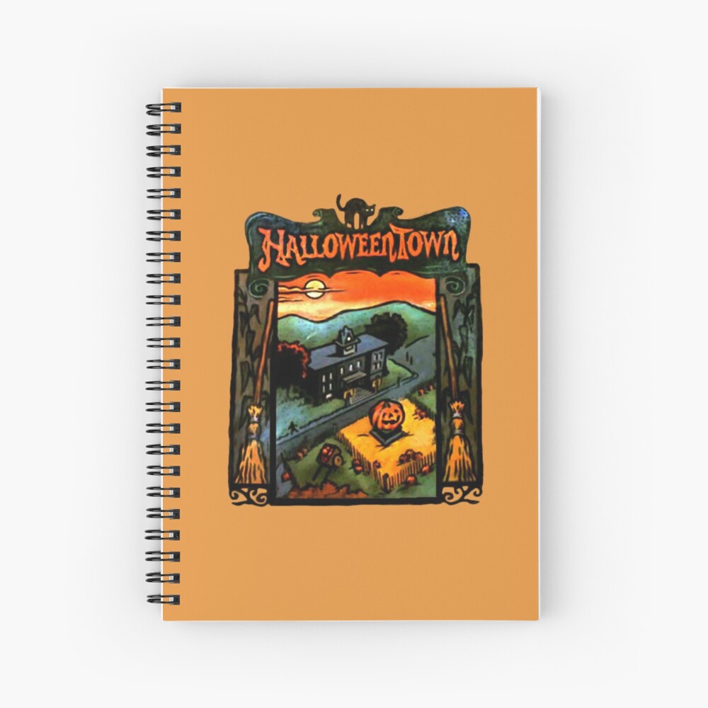"Halloweentown Book" Spiral Notebook by AutumnFirstBabe Redbubble