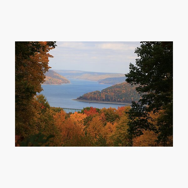 Overlooking Kinzua Lake Photographic Print