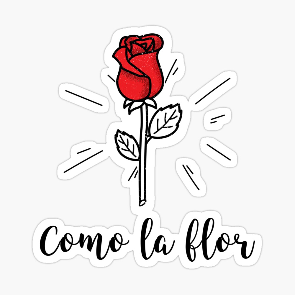 como la flor letra –