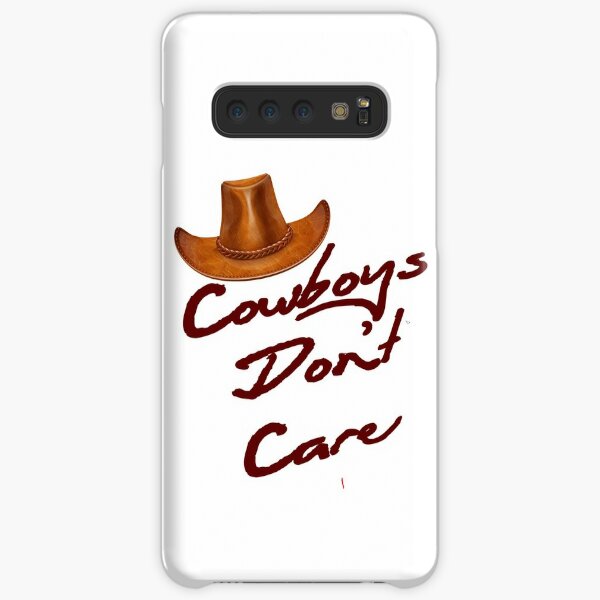 Dont Care Phone Cases Redbubble - laid back cowboy hat roblox