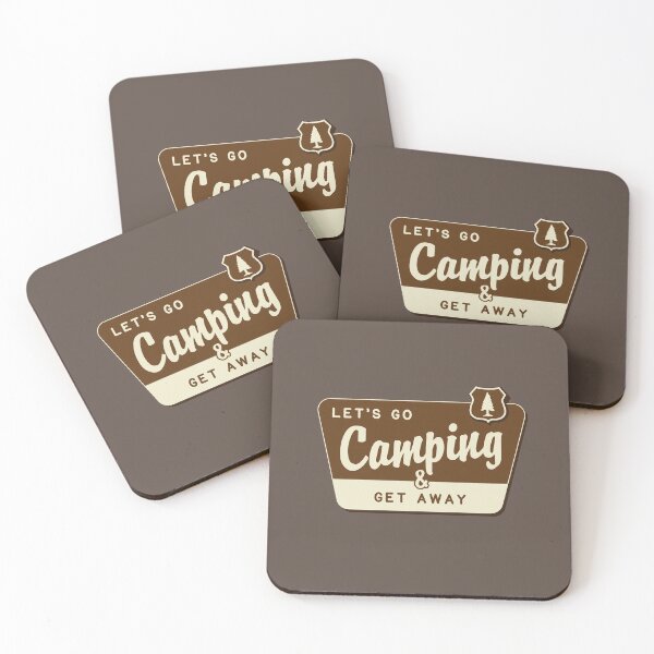 Item preview, Let's Go Camping & Get Away designed and sold by brainthought.