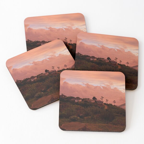 Item preview, Sri Lanka Sunset Tea Plantation Orange Sky designed and sold by Photoluminous.
