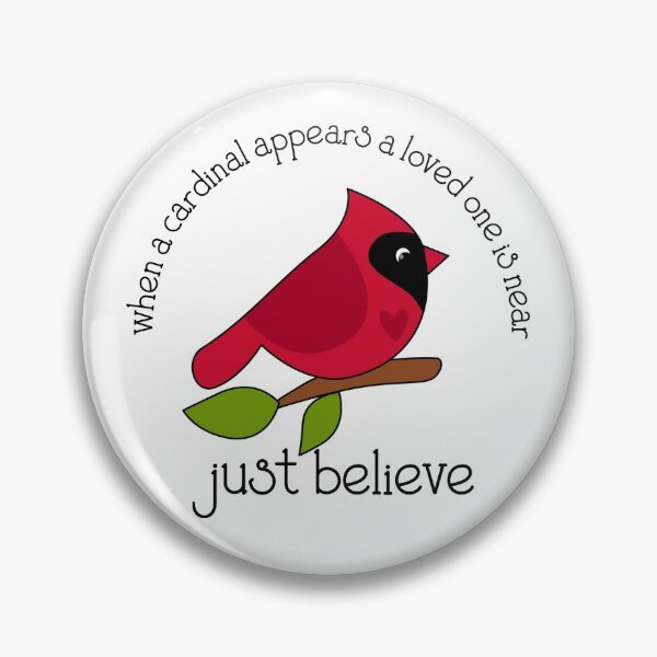 Item preview, Red Cardinal Inspirational Message, Believe designed and sold by byink.