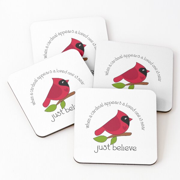 Item preview, Red Cardinal Inspirational Message, Believe designed and sold by byink.
