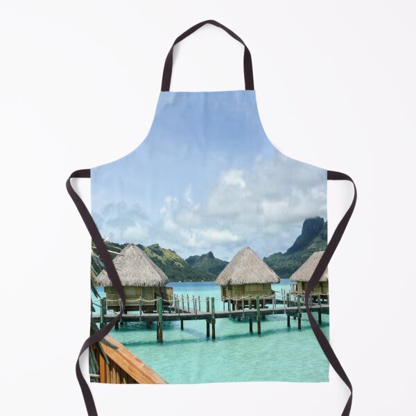 Item preview, Bora Bora, Tahiti, Blue Water Paradise Bungalow  designed and sold by Sharon Schwalbe.