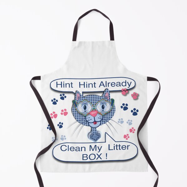 Item preview, Kitty in a Blue Shoe, Hint Hint Already, Clean My Litter Box! designed and sold by Sharon Schwalbe.