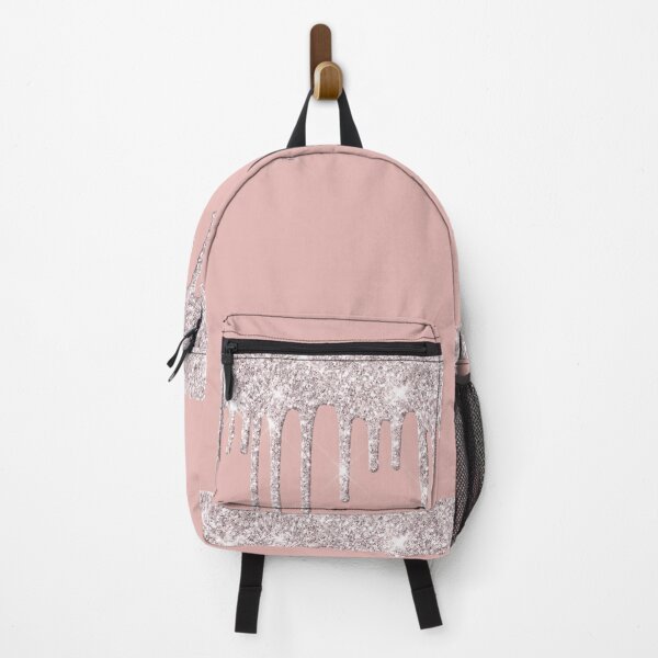 pink gold backpack
