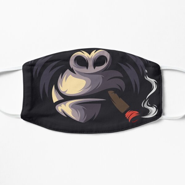 Rauchen Gorilla Mund Gesicht Flache Maske