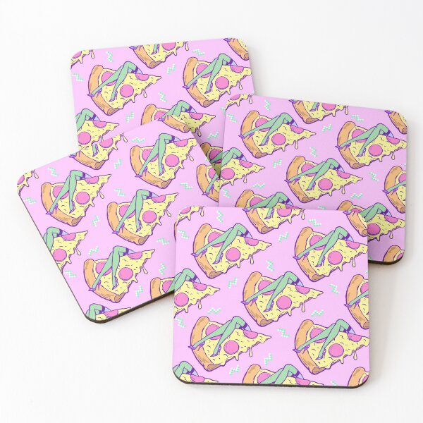 Item preview, GUILTY PLEASURE PIZZA SOFT PINK HIGH HEELS   designed and sold by Mieko  Kawasaki.