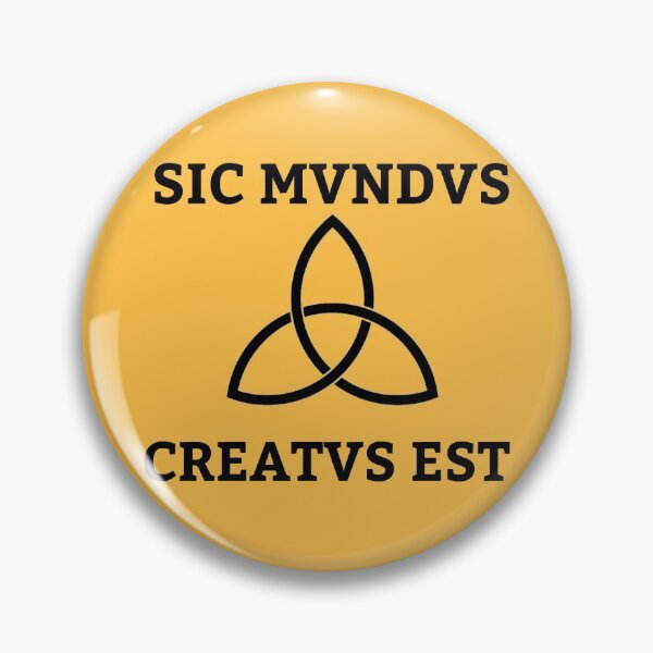 Item preview, SIC MVNDVS CREATVS EST YELLOW dark netflix series designed and sold by Camilovelove.