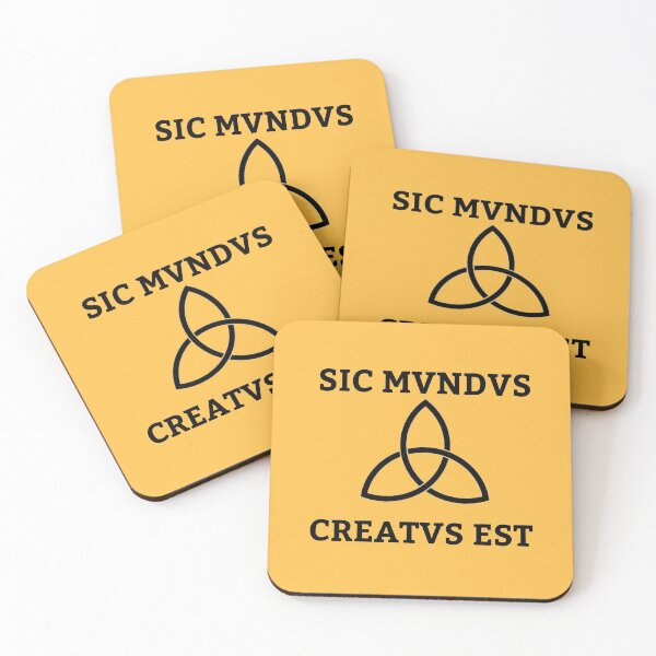 Item preview, SIC MVNDVS CREATVS EST YELLOW dark netflix series designed and sold by Camilovelove.