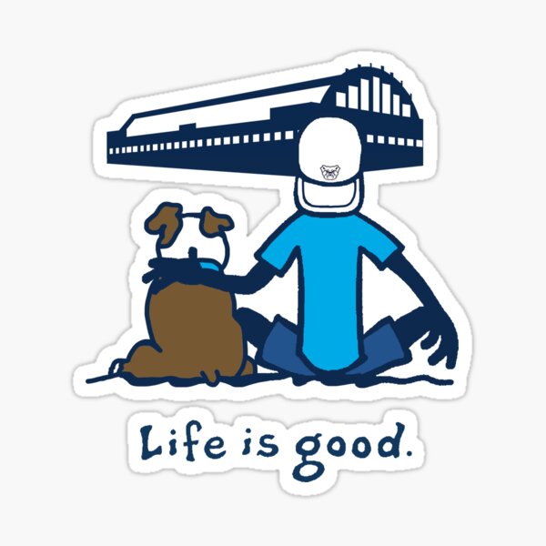 Butler Life is Good Sticker