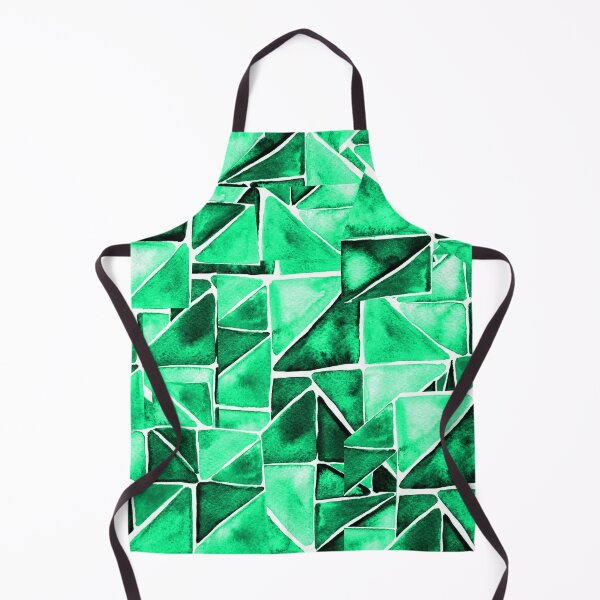 Item preview, Green Mosaic Geometric Pattern designed and sold by Bliss Find And Design.