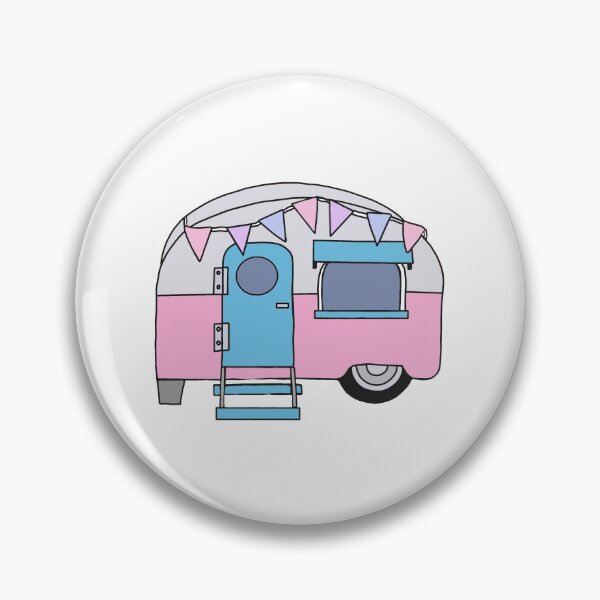 Item preview, cute tiny camper designed and sold by tehecaity.