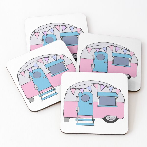 Item preview, cute tiny camper designed and sold by tehecaity.