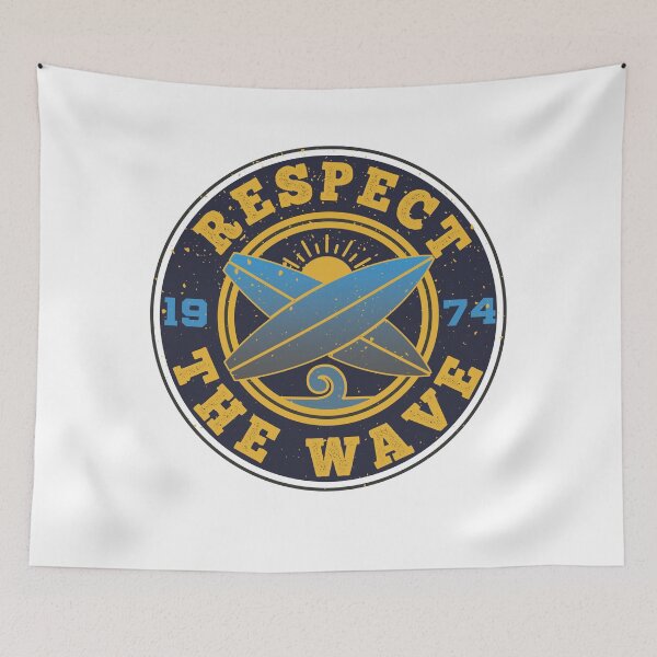 Item preview, surf respect the wave 1974 designed and sold by design880.