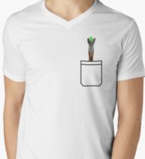 Pocket Sonic Men's V-Neck T-Shirt