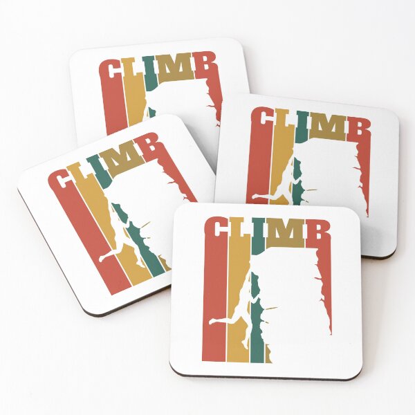 Item preview, Climb - Rock Climbing - Retro Vintage Style designed and sold by EstelleStar.
