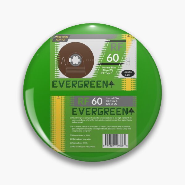 Item preview, Evergreen RF60 type 1 cassette (front and back) designed and sold by B-96-J.