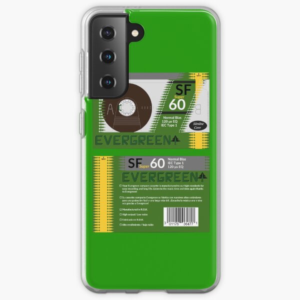 Evergreen SF super 60 type 1 cassette (front and back) Samsung Galaxy Soft Case