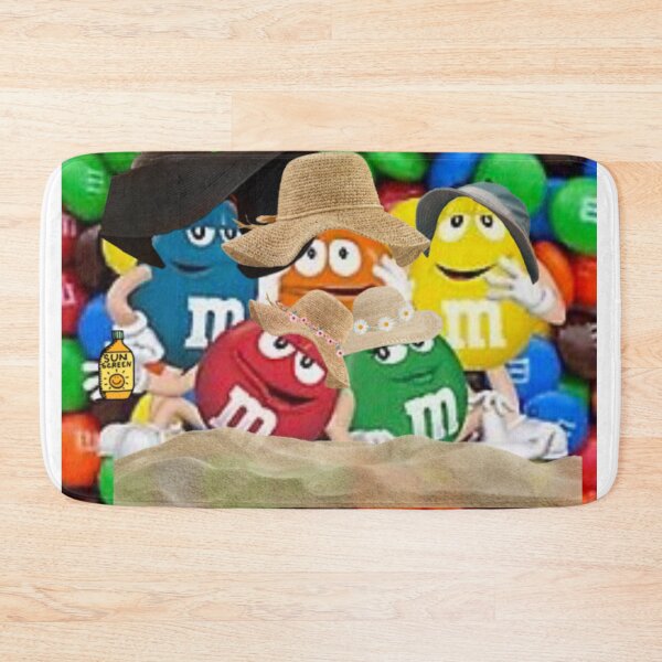 M&M Crew Fun on the Beach Bath Mat
