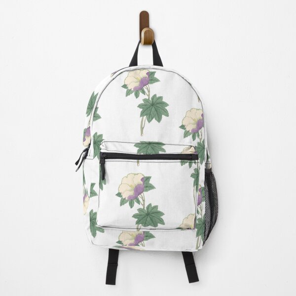 Item preview, White and Purple Flower - Japanese Botanic Art designed and sold by killies.