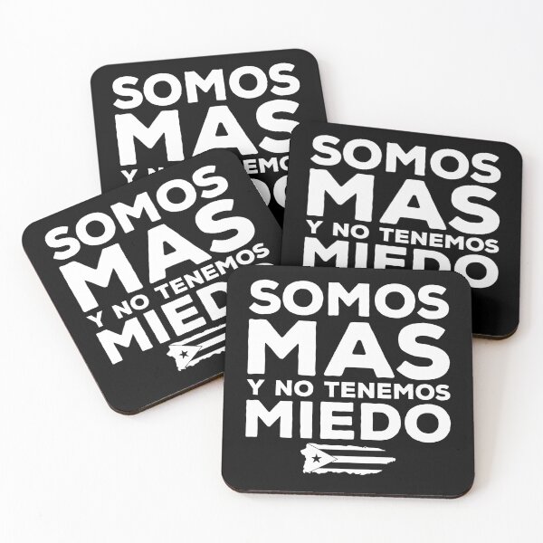 Item preview, Somos Mas Y No Tenemos Miedo Puerto Rican Flag Design designed and sold by inkedtee.