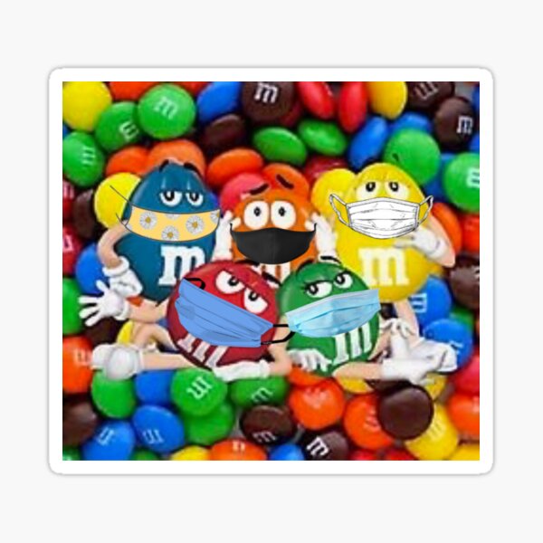 M & M Crew 2 Gesichtsmasken Sticker