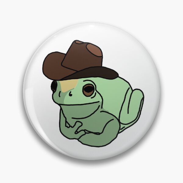 Item preview, Polite Cowboy Frog designed and sold by Sarah-Q-Art.