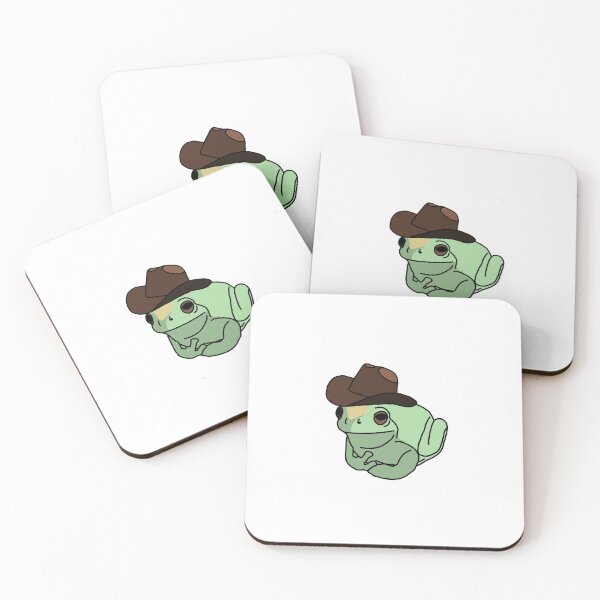 Item preview, Polite Cowboy Frog designed and sold by Sarah-Q-Art.