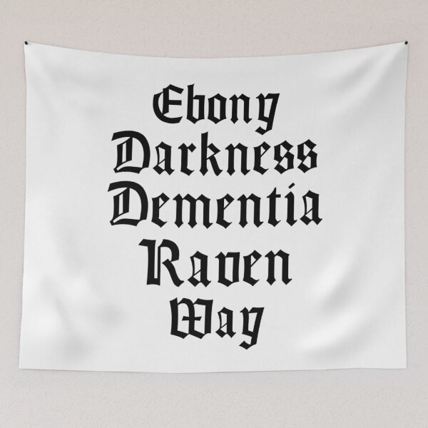 Item preview, Ebony Darkness Dementia Raven Way designed and sold by eltonjuan.