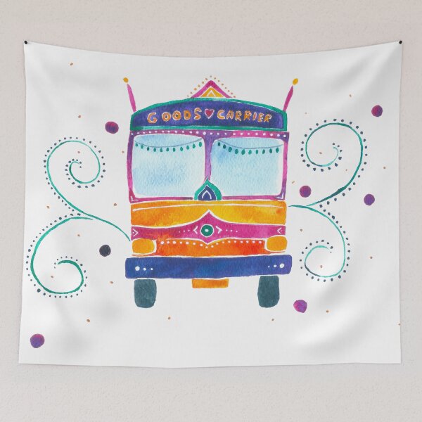 Item preview, Groovy Indian truck designed and sold by Home Cyn Home.
