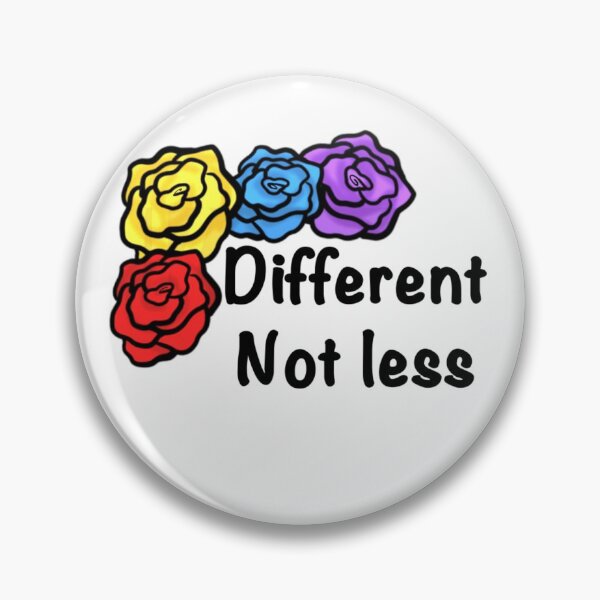 Item preview, “Different not less” designed and sold by LapCatCreations.