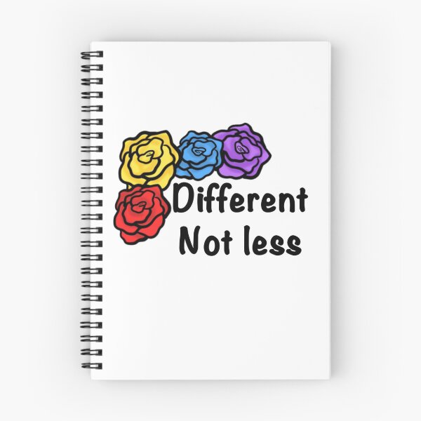 Item preview, “Different not less” designed and sold by LapCatCreations.