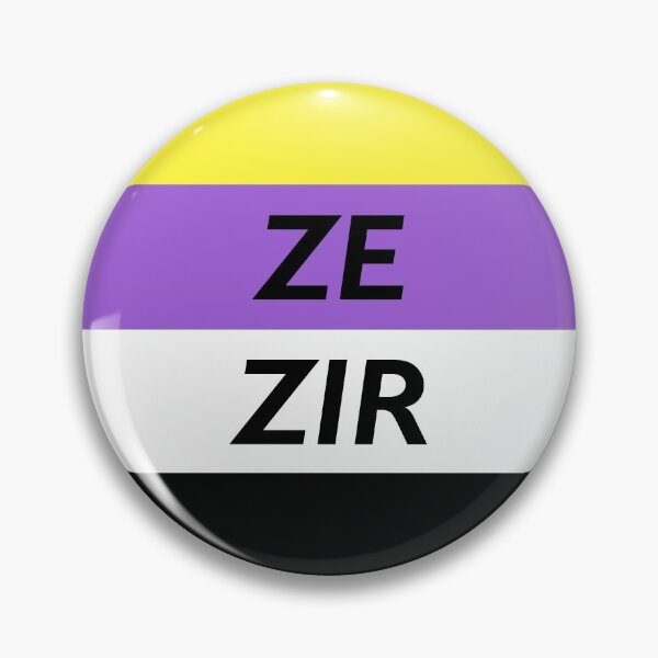 Item preview, Ze/Zir Pronouns Non Binary designed and sold by cjdesigns7.