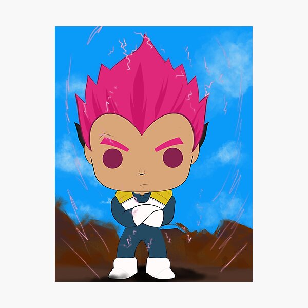 Vegeta Ultra Ego Funko/Chibi Style God of Destruction Hakai 