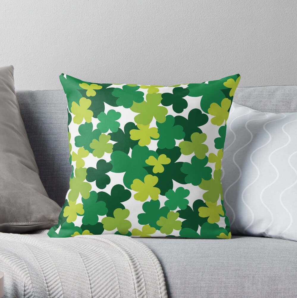 st patrick day throw pillow